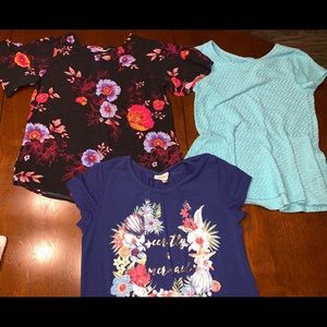 Girls short sleeve lot